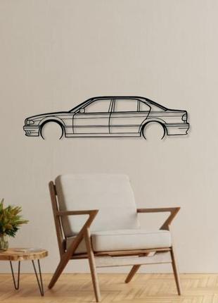 Авто bmw 740 e38 1999, декор на стену из металла