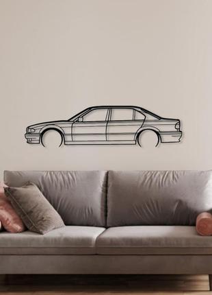 Авто bmw 740 e38 1999, декор на стену из металла