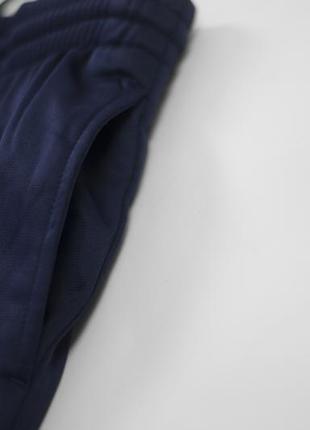 Спортивные штаны kappa прямого кроя синтетические утепленные легкие для спорта зауженные синие under armour3 фото