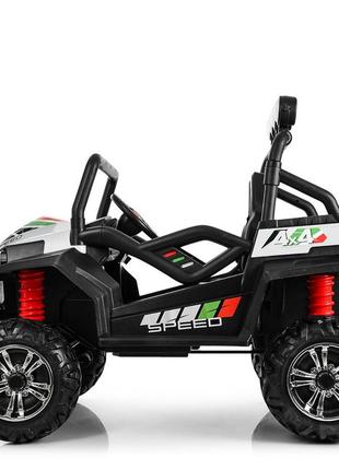 Детский электромобиль джип bambi racer m 3454 (2) eblr-1, 1500w с ручкой газа. белый3 фото