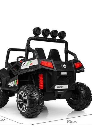 Детский электромобиль джип bambi racer m 3454 (2) eblr-1, 1500w с ручкой газа. белый4 фото