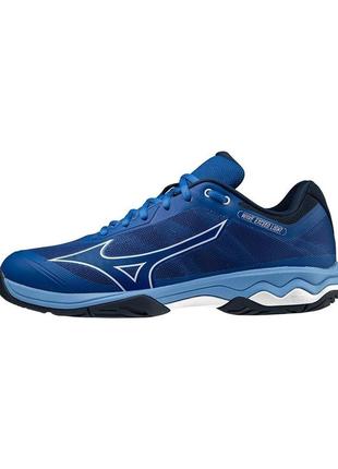 Кроссовки mizuno shoe wave exceed light clay синий 45 uk 10,5 61gc2220-26 451 фото