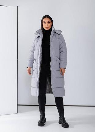 Женское стильное тёплое пальто5 фото