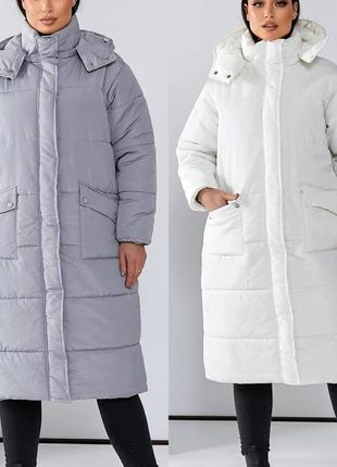 Женское стильное тёплое пальто