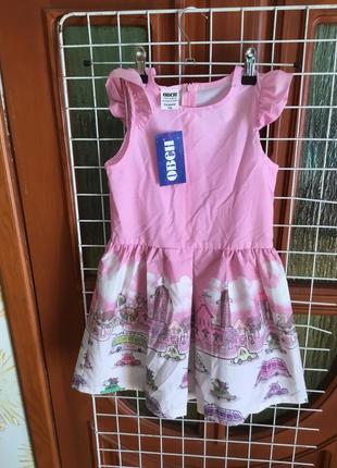 Летнее платье для девочки на пост 98,104,110,116