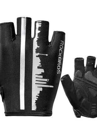Беспалые перчатки rockbros s252 черный