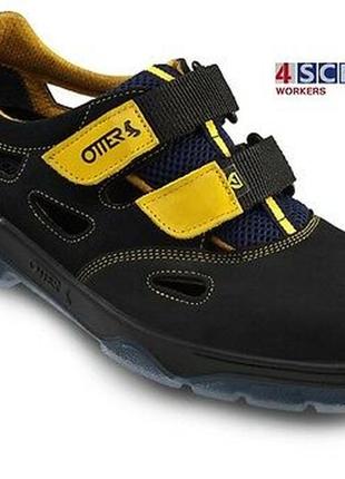 Кожаные спортивные туфли-кроссовки для неформалов otter, разм. 35