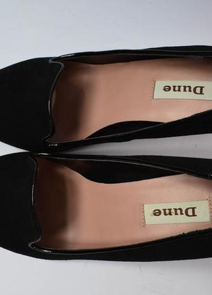 Класика елегантні замшеві туфлі бренд dune1 фото