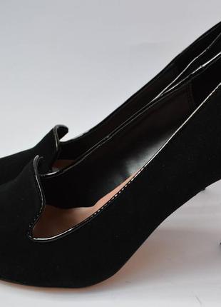 Класика елегантні замшеві туфлі бренд dune4 фото