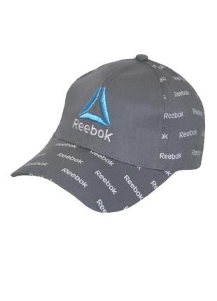 Кепка хлопчикам від 4 до 11 років "reebok" 54см темно-сіра