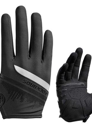 Полнопалые перчатки rockbros  s247-1 черный