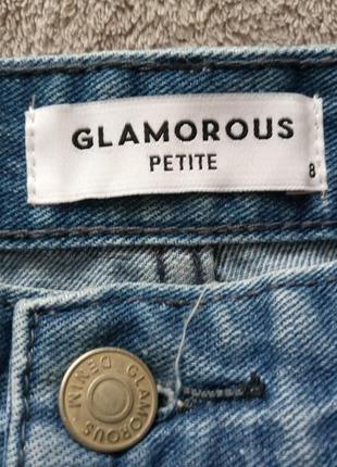 Джинсовая юбка с вышивкой и рваностями glamorous4 фото