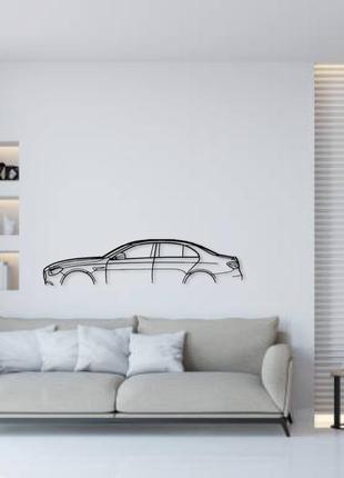 Авто mercedes-benz e 63s 2022, декор на стіну з металу