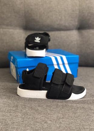 Сандали adidas adilette sandals black сандалі босоножки босоніжки10 фото