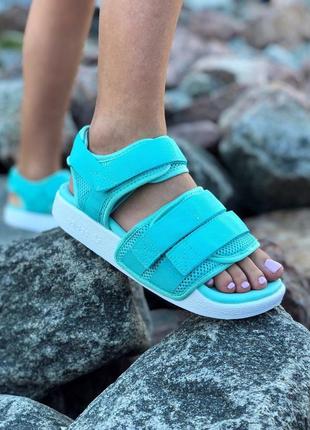 Сандалі adidas adilette sandals blue сандалі босоніжки босоніжки