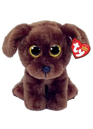 Дитяча іграшка м’яконабивна ty beanie babies 40220 цуценя "nuzzel" 15 cм