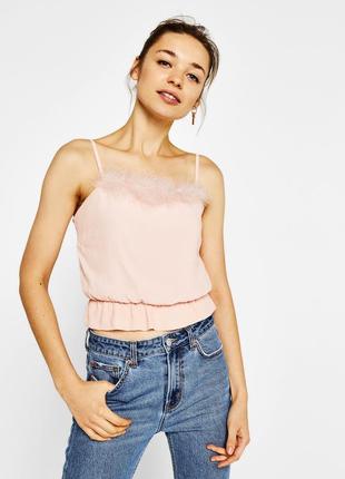 Маечка с пушком bershka