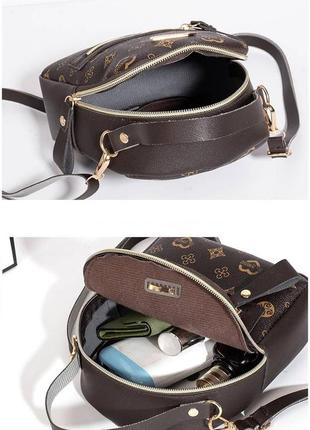 Сумка-рюкзак  instinct fashion коричневый9 фото
