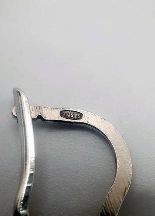 Сережки срібло 925° 12,70г. висячі (с-120)6 фото