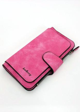 Жіночий гаманець портмоне клатч baellerry forever n2345, компактний гаманець дівчинці. do-442 колір: малиновий