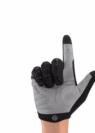 Повнопалі рукавички rockbros s109-1b чорний з сірим2 фото