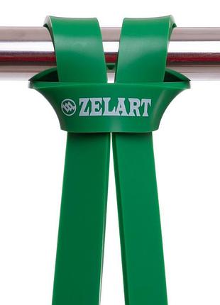 Резинка петля для подтягиваний zelart fi-941-4 power bands зеленый