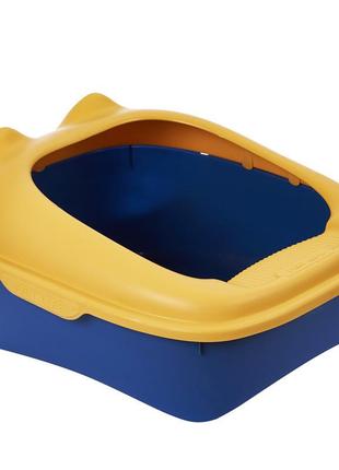 Туалет для кошек с лопаткой taotaopets 268802 лоток для котов 40*30*20 cm yellow ve-33