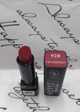 Матовая помадаtf matte secret,928 тон,в наличии тестер,помада