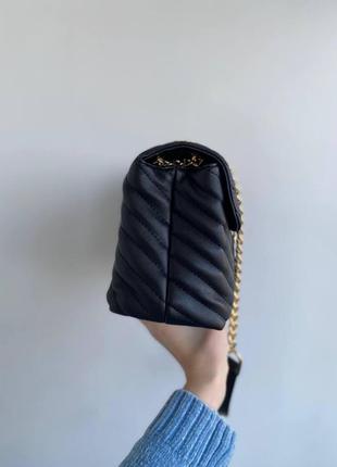 Женская сумка из эко-кожи pinko lady черная black пинко молодежная, брендовая сумка маленькая через плечо7 фото