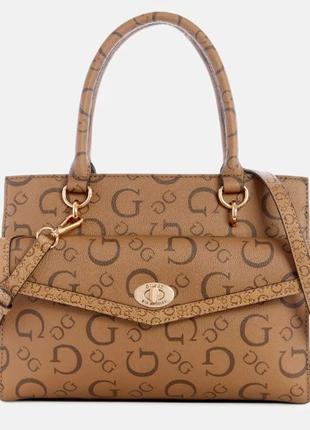 Сумка guess mandarina logo compartment satchel sg893907