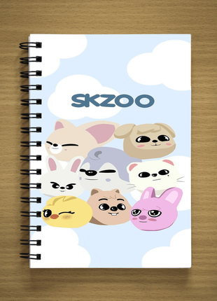 Блокнот скетчбук sketchbook stray kids skz skzoo