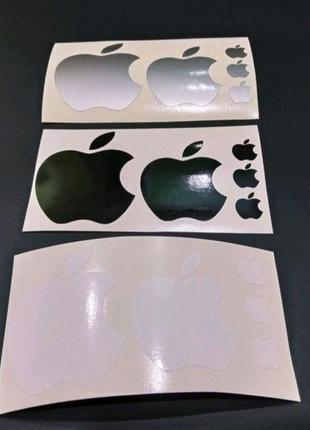 Наклейки епл iphone apple ipad store телефон компютер планшет білі сріблясті чорні сині