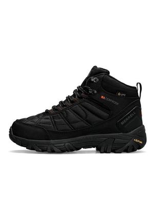 Мужские ботинки merrell rogue black orange fur 41 (на меху)