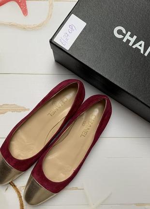 Балетки мокасини chanel