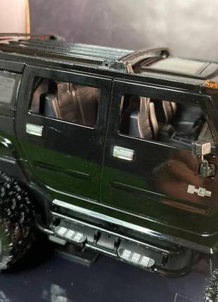 Джип на радіоуправлінні "hummer 5.7" чорний. машинка на пульті управління джип на пульті управління5 фото