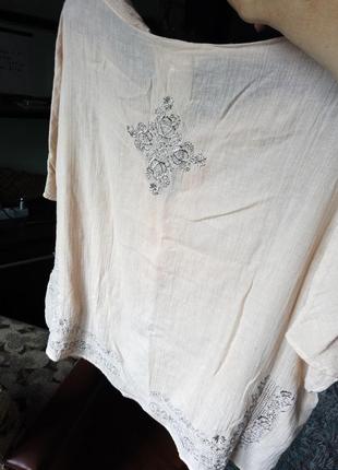 Рубашка блузка марлевка ibiza6 фото