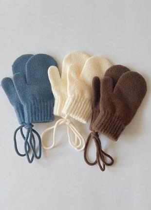 Рукавички дитячі, теплі рукавички для дітей7 фото