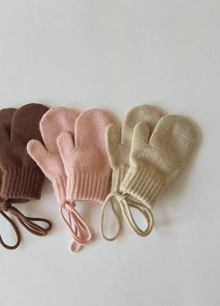 Рукавички дитячі, теплі рукавички для дітей6 фото