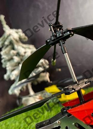 Вертоліт на радіоуправлінні "fenix" червоний, вертоліт на пульті управління, гелікоптер на радіоуправлінні, вертоліт на пульті2 фото
