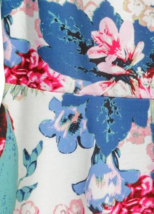 H&m красиве літнє плаття сарафан в квітковий принт5 фото