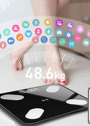 Весы электронные напольные matarix mx-454 app, весы для взвешивания людей, бытовые bn-481 напольные весы