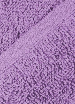 Полотенце махровое 50×90 сиреневое, пл. 400