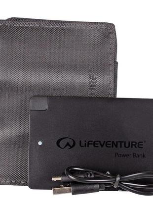 Lifeventure гаманець rfid charger wallet grey (68305)