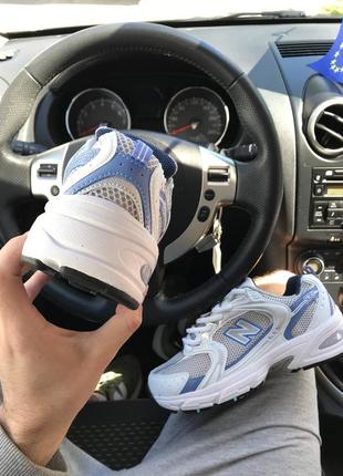 Кросівки new balance 530 white blue4 фото