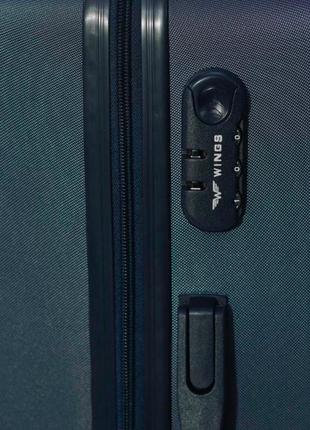Малый дорожный чемодан на четырех колесах цвет темно-зеленый wings чемодан размер xs ручная кладь чемодан4 фото