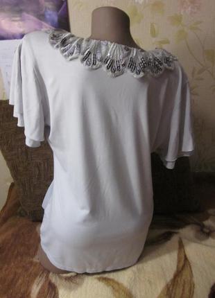 Нарядная летняя блуза ,кофточка с пайетками,soon3 фото