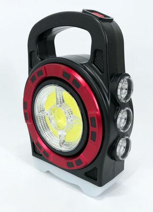 Ліхтар-світильник акумуляторний кемпінговий 6678с-3led+5cob, ліхтар ix-503 прожектор світильник