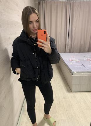 Розпродаж куртка коротка чорна як zara