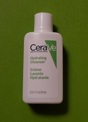 Очищаюча зволожуюча емульсія для шкіри обличчя і тіла cerave hydrating cleanser