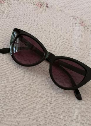 Распродажа солнцезащитные очки от солнца винтаж ретро винтажные окуляри ошечки лисички2 фото